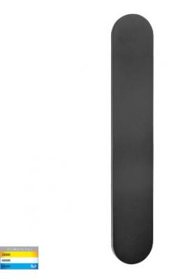 Barline Shadow Aluminium 600mm Black Wall Light IP65